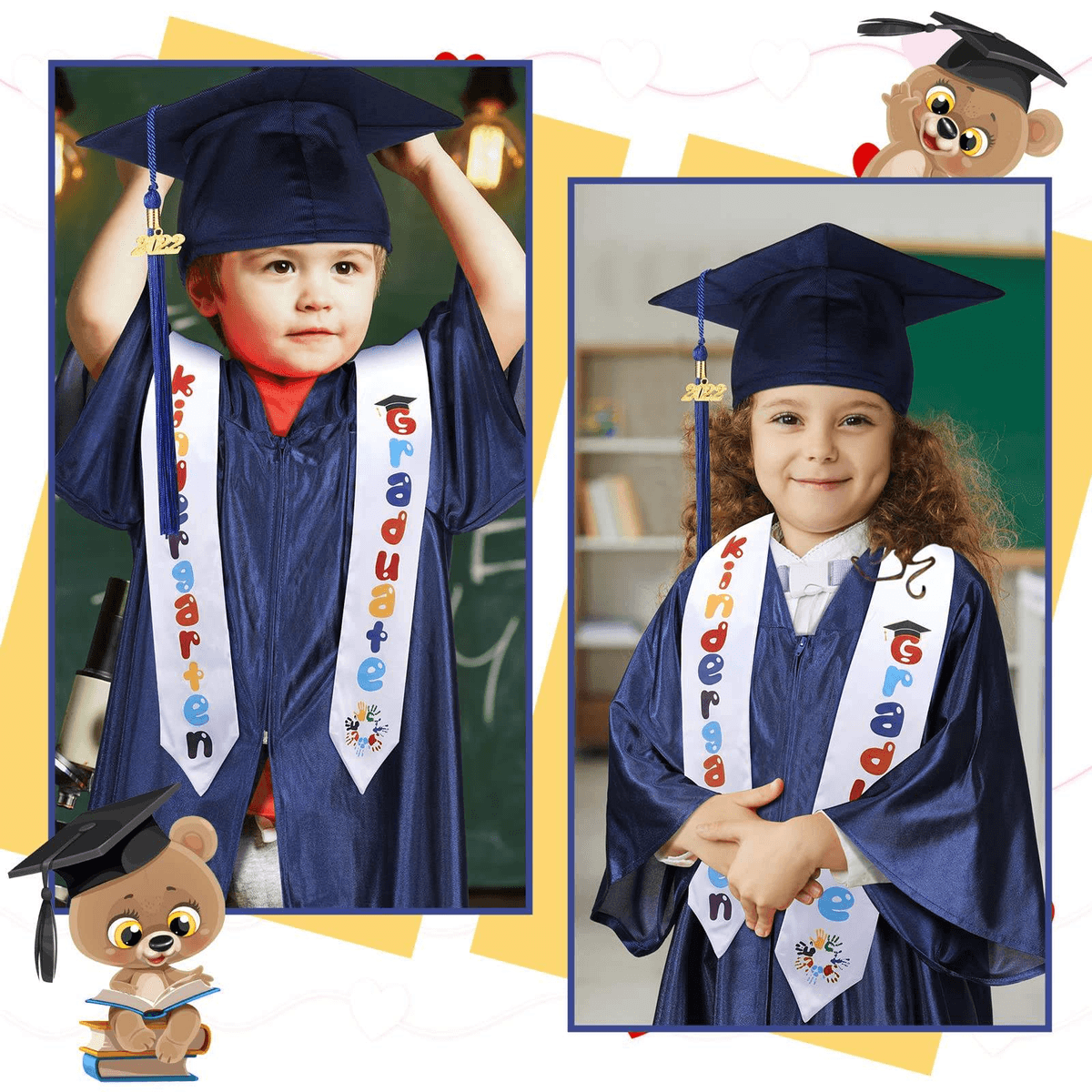 Kids Graduation Hat with Costumes